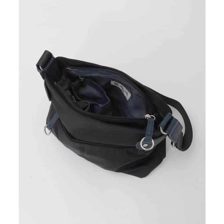 [撥水/軽量]アクセントレザーコンパクトショルダーバッグ | MK MICHEL KLEIN BAG | 詳細画像16 