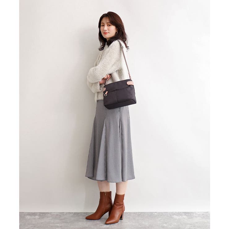[撥水/軽量]アクセントレザーコンパクトショルダーバッグ | MK MICHEL KLEIN BAG | 詳細画像18 