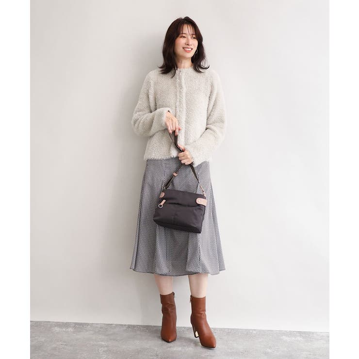 [撥水/軽量]アクセントレザーコンパクトショルダーバッグ | MK MICHEL KLEIN BAG | 詳細画像19 