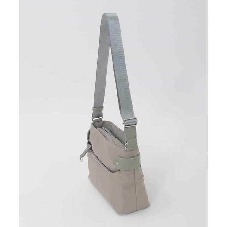 [撥水/軽量]アクセントレザーコンパクトショルダーバッグ | MK MICHEL KLEIN BAG | 詳細画像2 