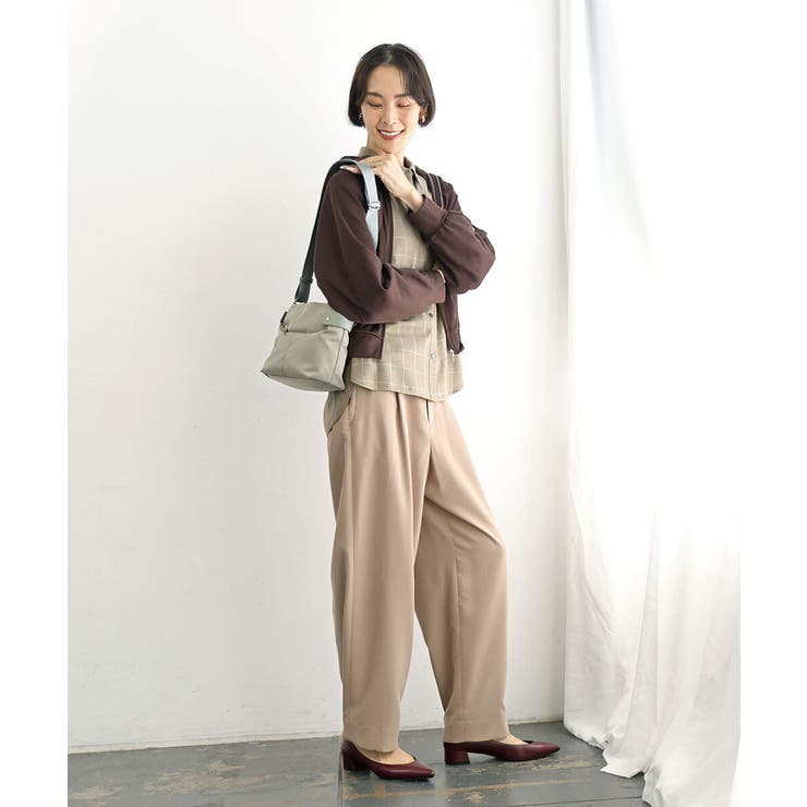 [撥水/軽量]アクセントレザーコンパクトショルダーバッグ | MK MICHEL KLEIN BAG | 詳細画像23 