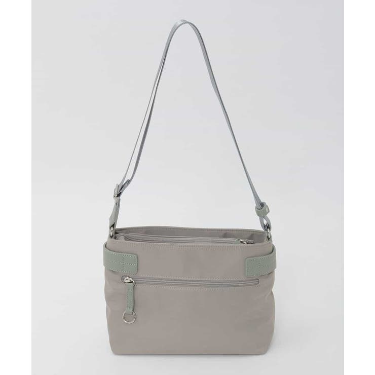 [撥水/軽量]アクセントレザーコンパクトショルダーバッグ | MK MICHEL KLEIN BAG | 詳細画像3 
