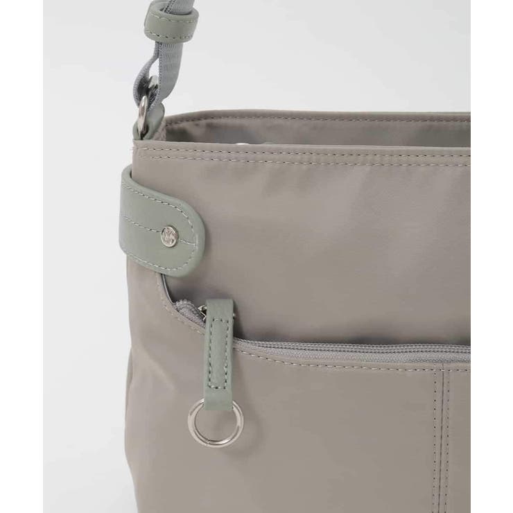 [撥水/軽量]アクセントレザーコンパクトショルダーバッグ | MK MICHEL KLEIN BAG | 詳細画像5 