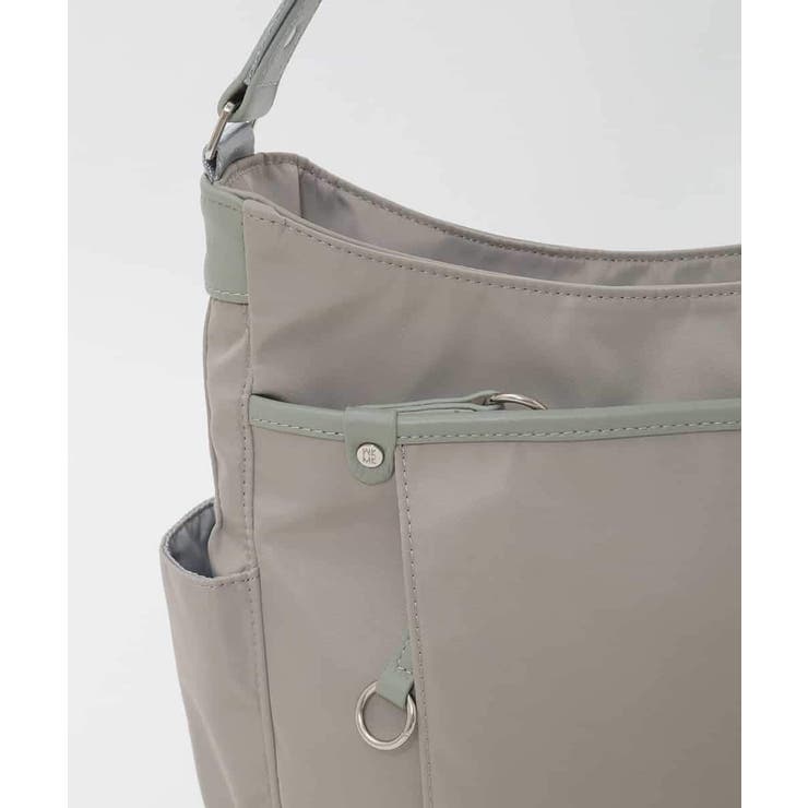 [撥水/軽量]アクセントレザーショルダーバッグ | MK MICHEL KLEIN BAG | 詳細画像11 