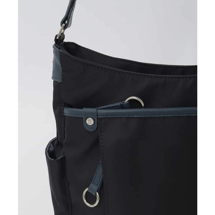 [撥水/軽量]アクセントレザーショルダーバッグ | MK MICHEL KLEIN BAG | 詳細画像15 