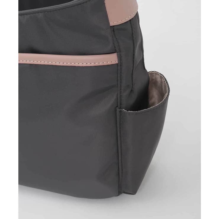 [撥水/軽量]アクセントレザーショルダーバッグ | MK MICHEL KLEIN BAG | 詳細画像8 