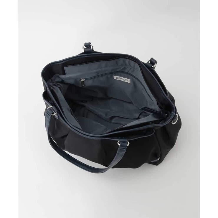 [2WAY/撥水/A4収納可]レザージョイントタックデザイントートバッグ | MK MICHEL KLEIN BAG | 詳細画像9 