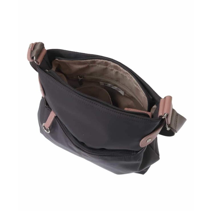 [撥水/500g以下の軽量]アクセントレザースクエアショルダーバッグ | MK MICHEL KLEIN BAG | 詳細画像17 