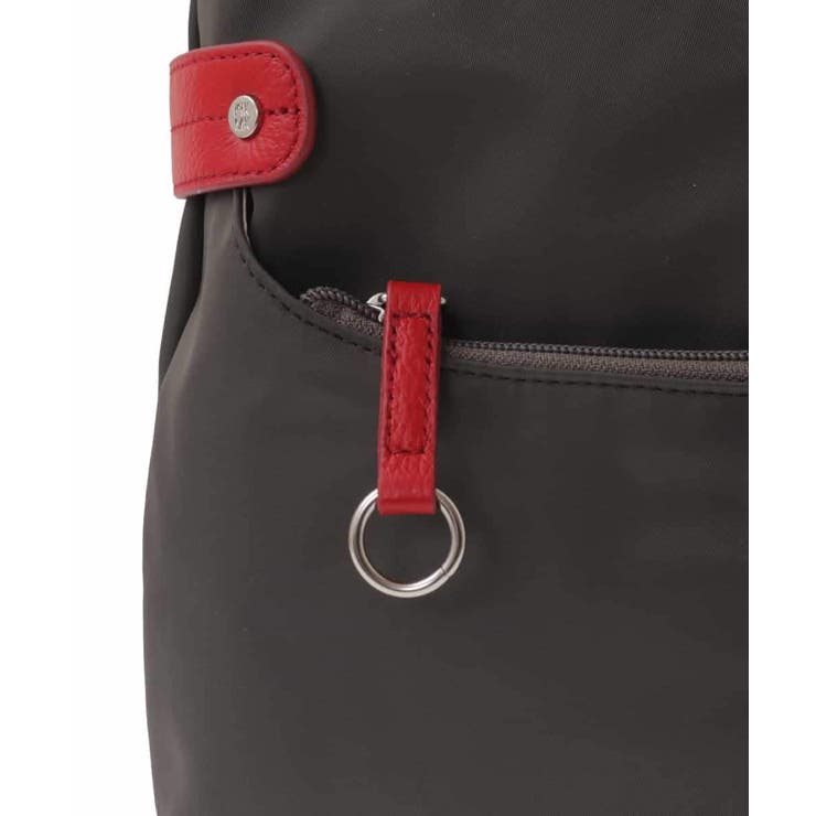 [撥水/500g以下の軽量]アクセントレザースクエアショルダーバッグ | MK MICHEL KLEIN BAG | 詳細画像18 