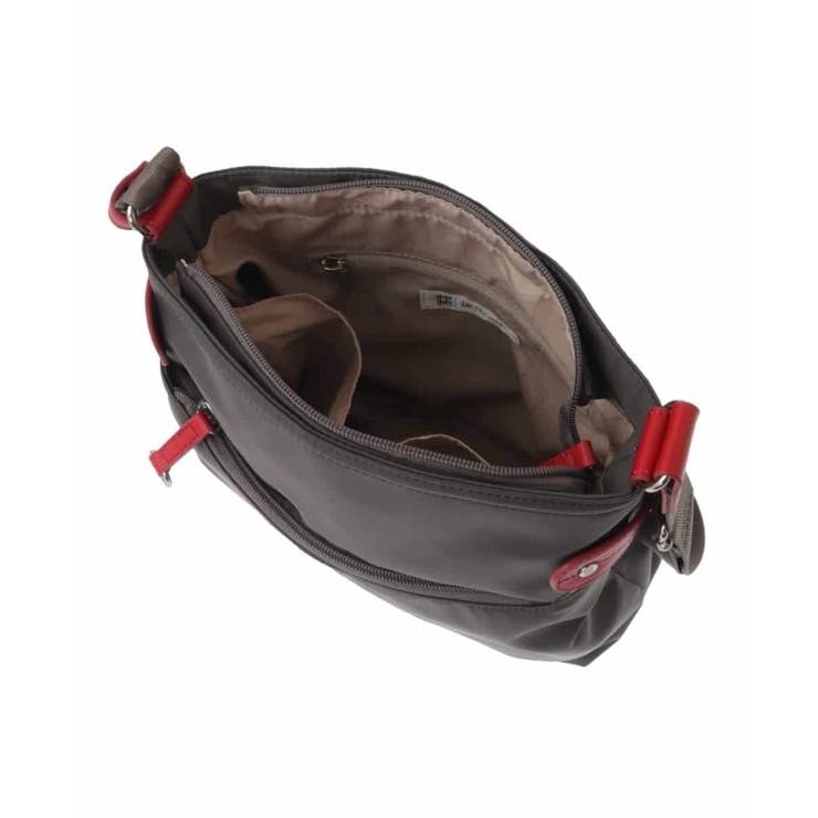 [撥水/500g以下の軽量]アクセントレザースクエアショルダーバッグ | MK MICHEL KLEIN BAG | 詳細画像19 