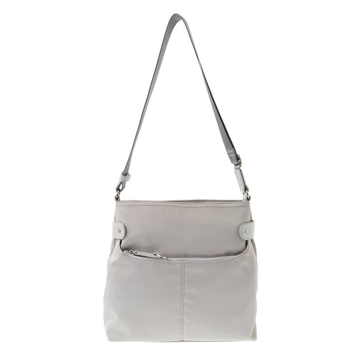 [撥水/500g以下の軽量]アクセントレザースクエアショルダーバッグ | MK MICHEL KLEIN BAG | 詳細画像2 