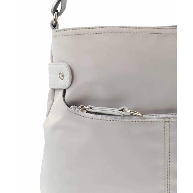 [撥水/500g以下の軽量]アクセントレザースクエアショルダーバッグ | MK MICHEL KLEIN BAG | 詳細画像3 