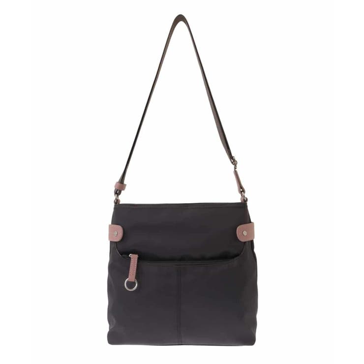 [撥水/500g以下の軽量]アクセントレザースクエアショルダーバッグ | MK MICHEL KLEIN BAG | 詳細画像9 