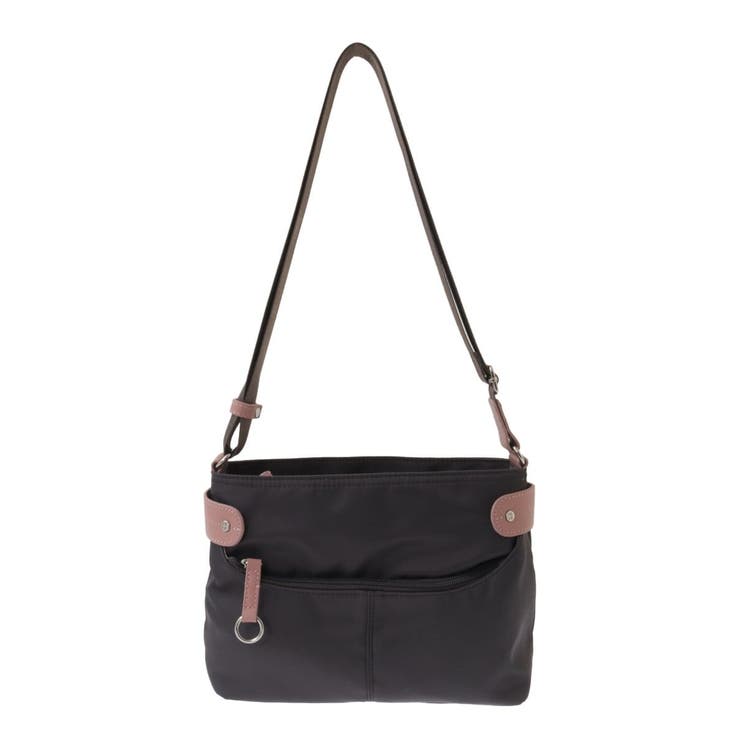 [撥水/500g以下の軽量]アクセントレザーコンパクトショルダーバッグ | MK MICHEL KLEIN BAG | 詳細画像10 