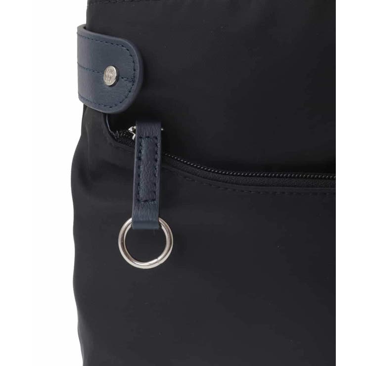 [撥水/500g以下の軽量]アクセントレザーコンパクトショルダーバッグ | MK MICHEL KLEIN BAG | 詳細画像14 