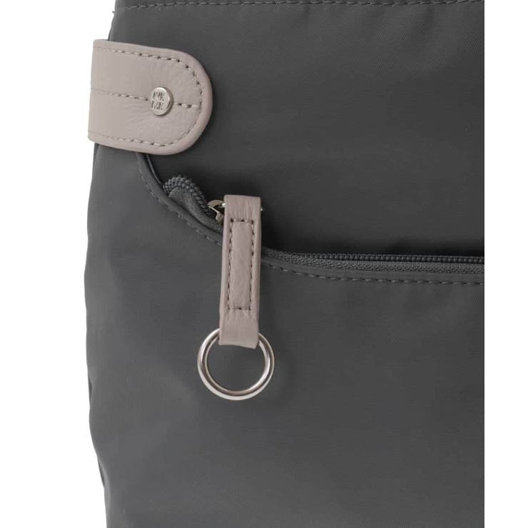 [撥水/500g以下の軽量]アクセントレザーコンパクトショルダーバッグ | MK MICHEL KLEIN BAG | 詳細画像16 