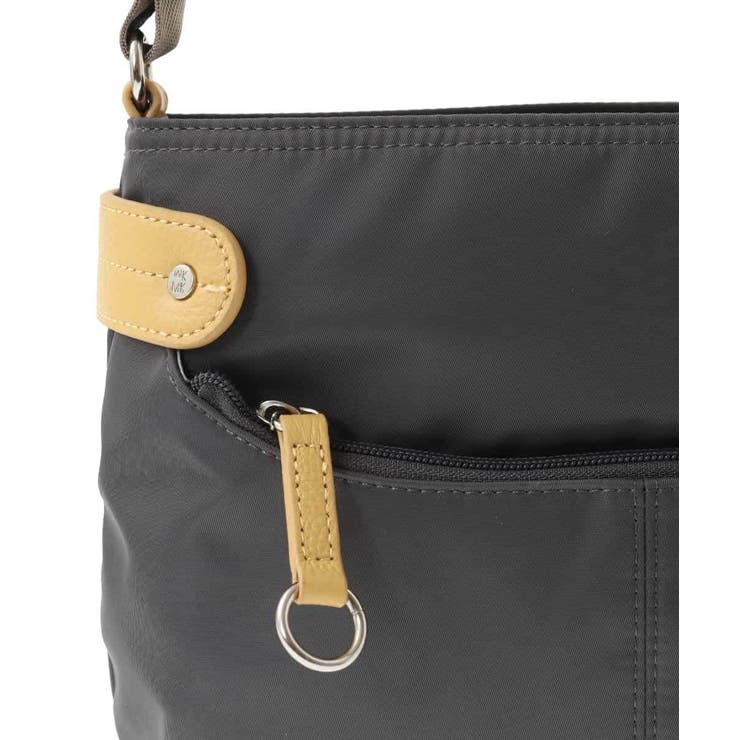 [撥水/500g以下の軽量]アクセントレザーコンパクトショルダーバッグ | MK MICHEL KLEIN BAG | 詳細画像18 
