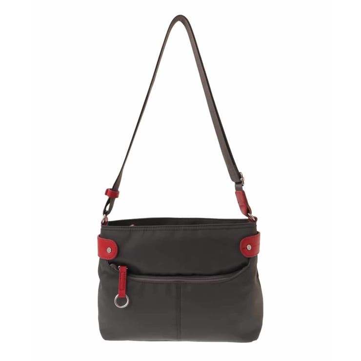[撥水/500g以下の軽量]アクセントレザーコンパクトショルダーバッグ | MK MICHEL KLEIN BAG | 詳細画像2 