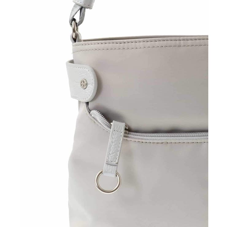 [撥水/500g以下の軽量]アクセントレザーコンパクトショルダーバッグ | MK MICHEL KLEIN BAG | 詳細画像20 