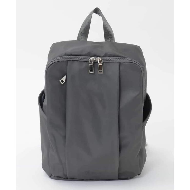 グレー | [撥水]フロントタックコンパクトリュック | MK MICHEL KLEIN BAG