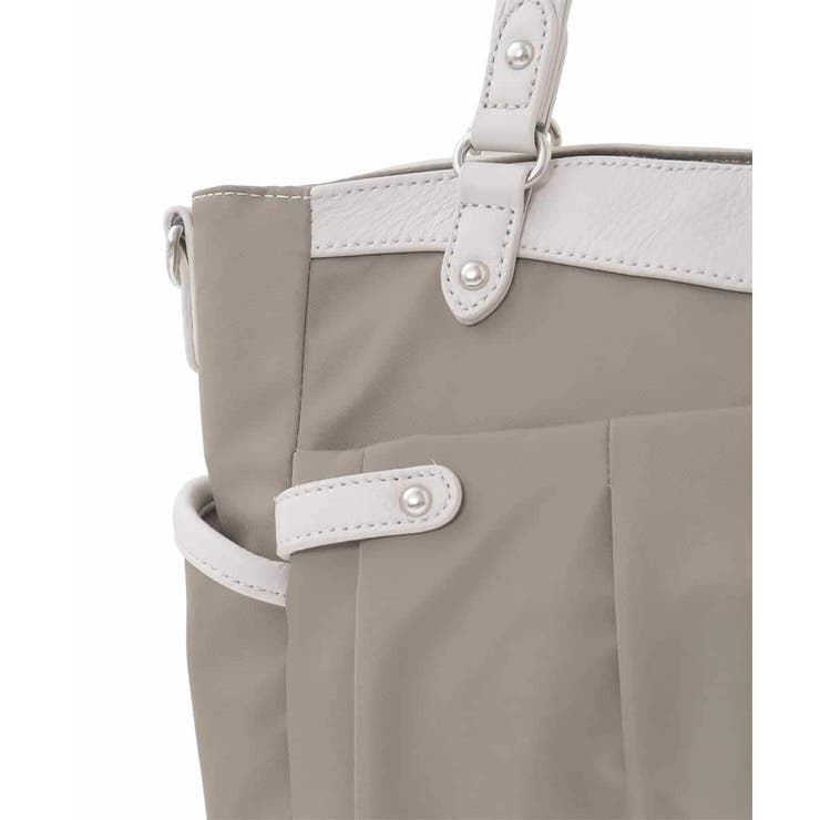 [撥水/2WAY/A4収納可]サイドポケットパイピングバッグ | MK MICHEL KLEIN BAG | 詳細画像13 