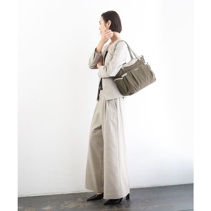 [撥水/2WAY/A4収納可]サイドポケットパイピングバッグ | MK MICHEL KLEIN BAG | 詳細画像17 