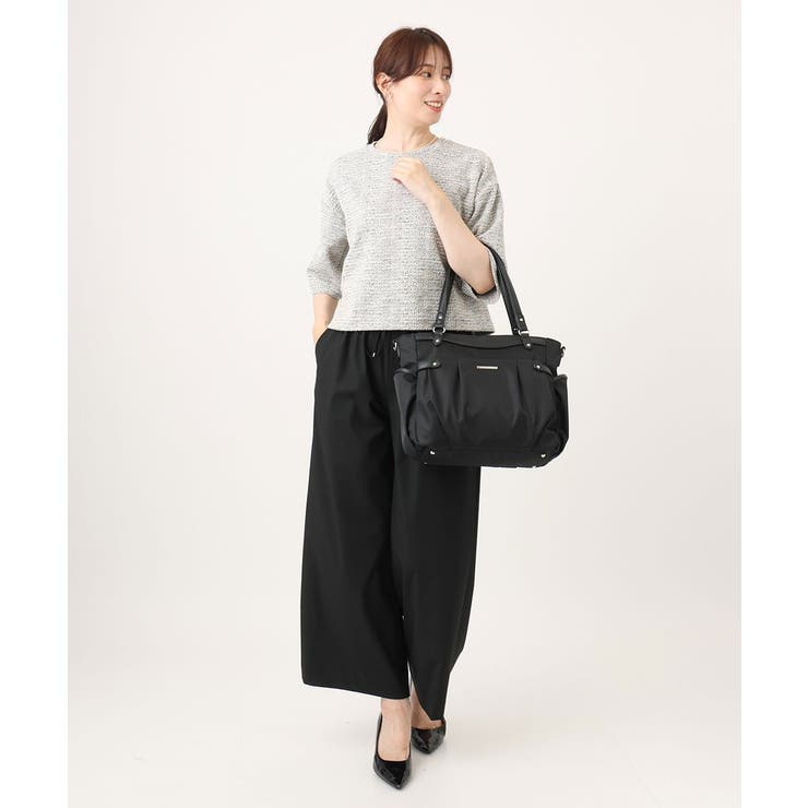 [撥水/2WAY/A4収納可]サイドポケットパイピングバッグ | MK MICHEL KLEIN BAG | 詳細画像24 