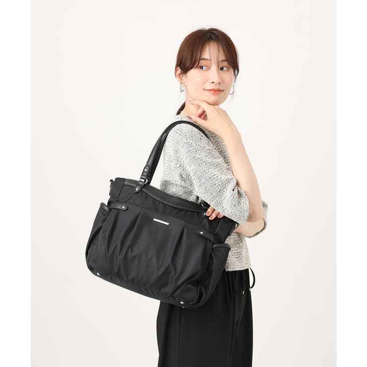 [撥水/2WAY/A4収納可]サイドポケットパイピングバッグ | MK MICHEL KLEIN BAG | 詳細画像25 