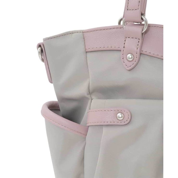 [撥水/2WAY/A4収納可]サイドポケットパイピングバッグ | MK MICHEL KLEIN BAG | 詳細画像6 