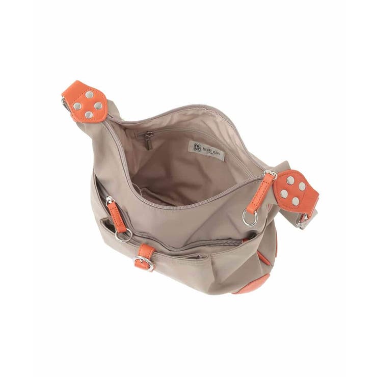 [撥水/軽量]レザーポイントナイロンショルダーバッグ | MK MICHEL KLEIN BAG | 詳細画像12 