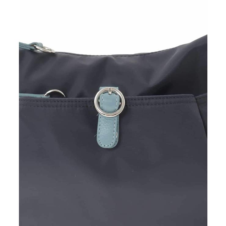 [撥水/軽量]レザーポイントナイロンショルダーバッグ | MK MICHEL KLEIN BAG | 詳細画像14 