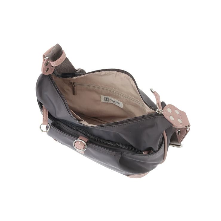 [撥水/軽量]レザーポイントナイロンショルダーバッグ | MK MICHEL KLEIN BAG | 詳細画像18 