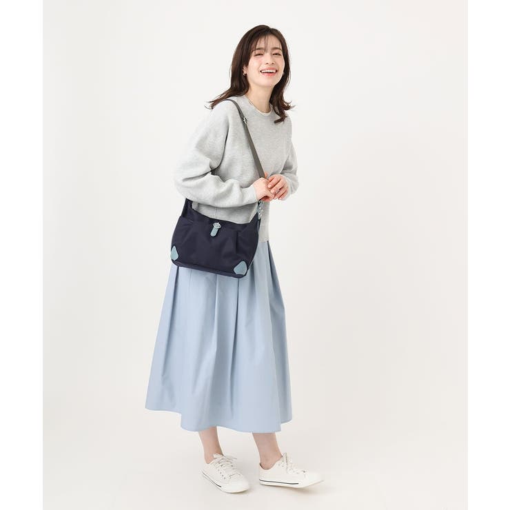 [撥水/軽量]レザーポイントナイロンショルダーバッグ | MK MICHEL KLEIN BAG | 詳細画像19 