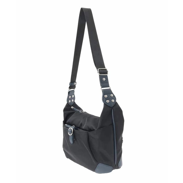 [撥水/軽量]レザーポイントナイロンショルダーバッグ | MK MICHEL KLEIN BAG | 詳細画像3 