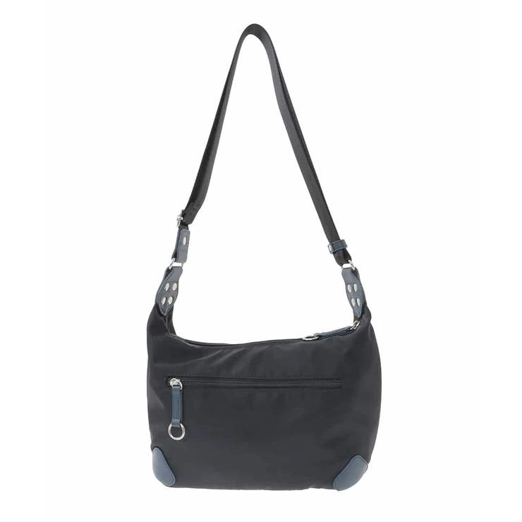 [撥水/軽量]レザーポイントナイロンショルダーバッグ | MK MICHEL KLEIN BAG | 詳細画像4 