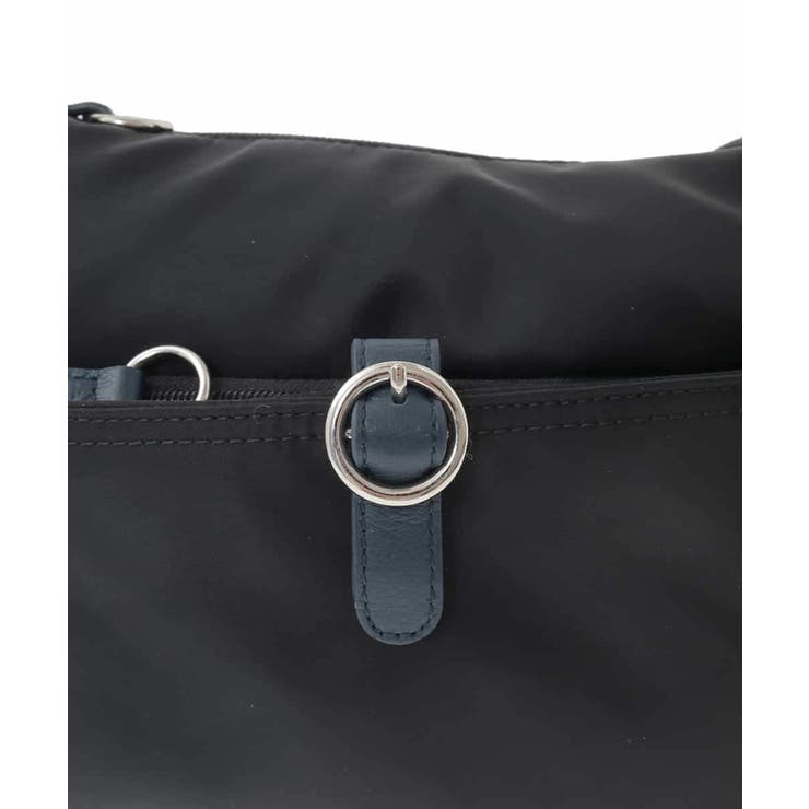 [撥水/軽量]レザーポイントナイロンショルダーバッグ | MK MICHEL KLEIN BAG | 詳細画像6 