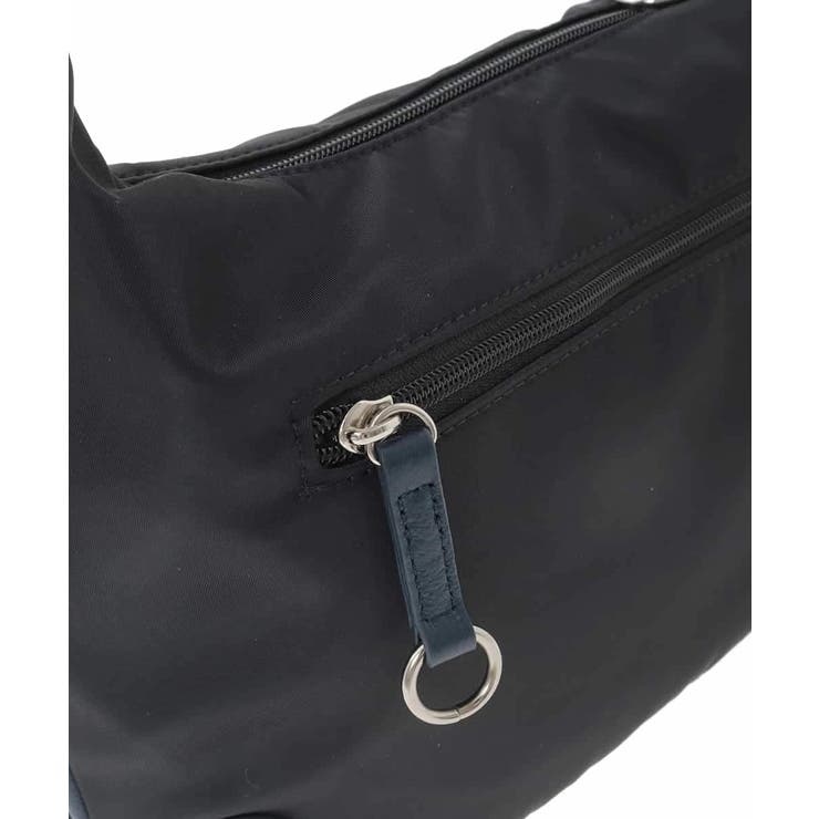[撥水/軽量]レザーポイントナイロンショルダーバッグ | MK MICHEL KLEIN BAG | 詳細画像7 