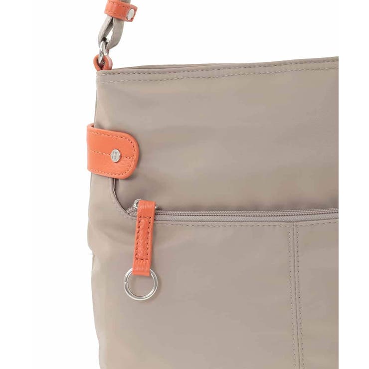 [撥水/軽量]アクセントレザースクエアショルダーバッグ | MK MICHEL KLEIN BAG | 詳細画像12 