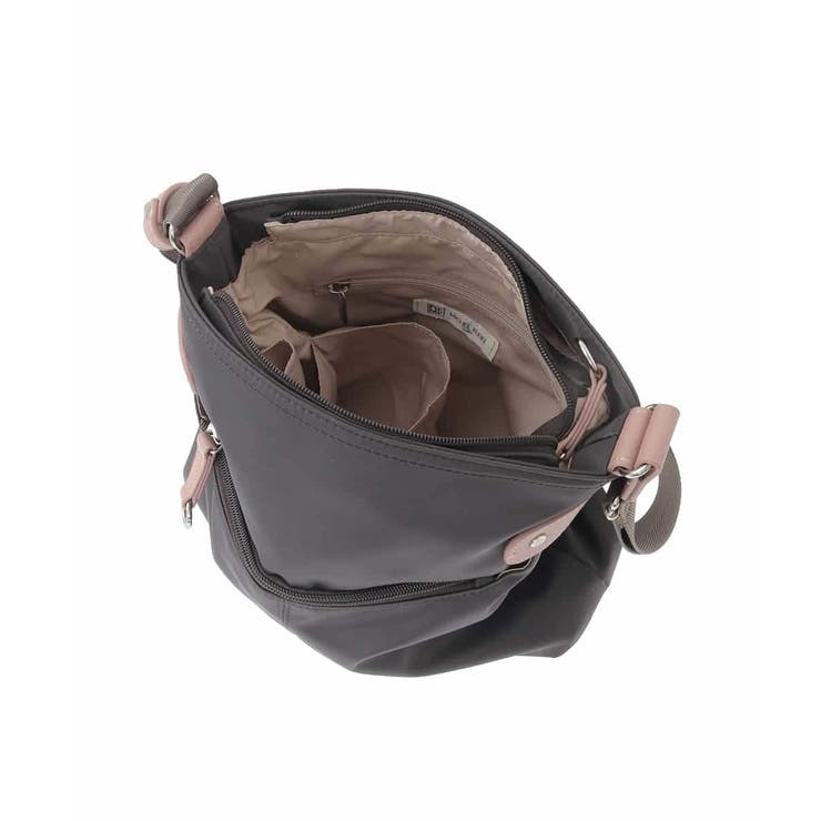 [撥水/軽量]アクセントレザースクエアショルダーバッグ | MK MICHEL KLEIN BAG | 詳細画像16 