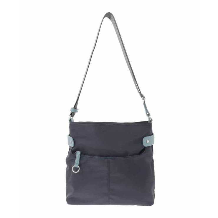 [撥水/軽量]アクセントレザースクエアショルダーバッグ | MK MICHEL KLEIN BAG | 詳細画像2 