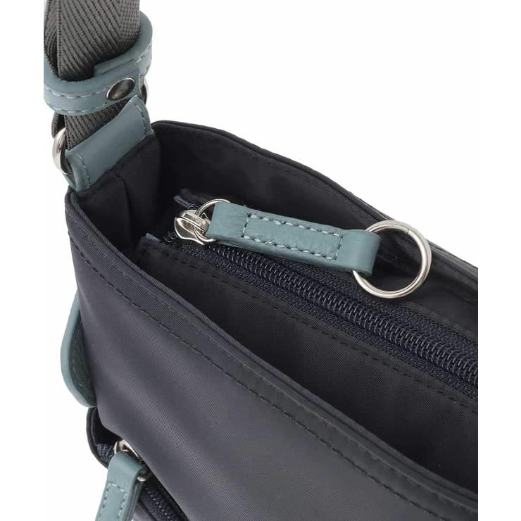 [撥水/軽量]アクセントレザースクエアショルダーバッグ | MK MICHEL KLEIN BAG | 詳細画像5 