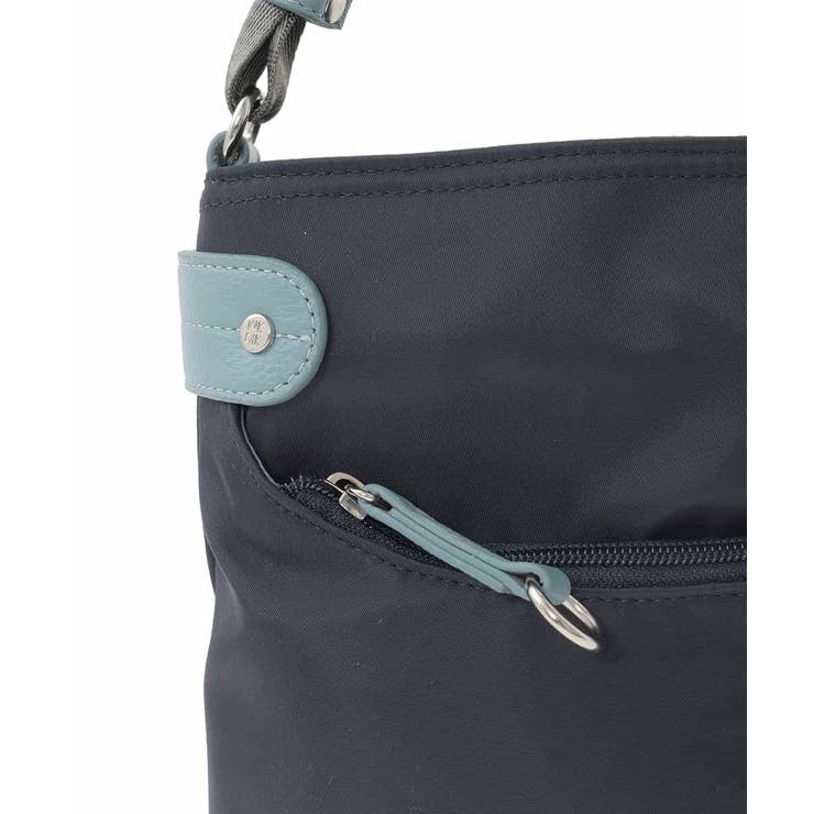 [撥水/軽量]アクセントレザーコンパクトショルダーバッグ | MK MICHEL KLEIN BAG | 詳細画像10 