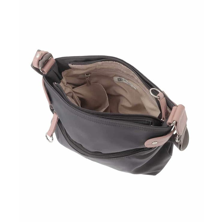 [撥水/軽量]アクセントレザーコンパクトショルダーバッグ | MK MICHEL KLEIN BAG | 詳細画像16 