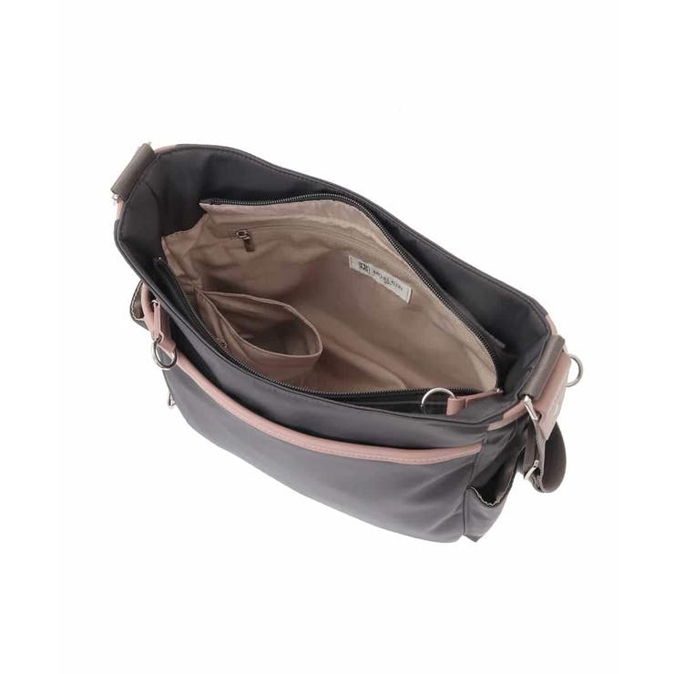 [撥水/軽量]アクセントレザーショルダーバッグ | MK MICHEL KLEIN BAG | 詳細画像10 