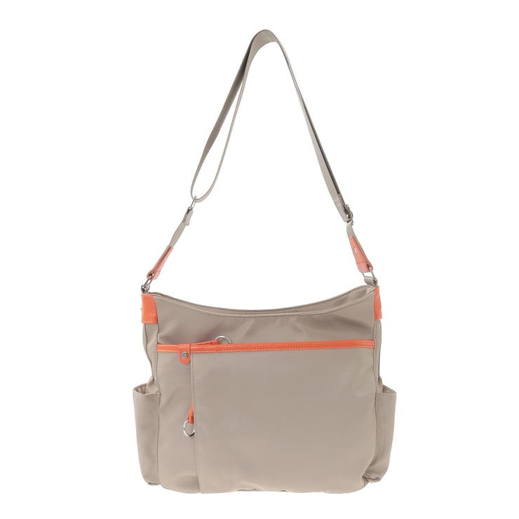 [撥水/軽量]アクセントレザーショルダーバッグ | MK MICHEL KLEIN BAG | 詳細画像11 