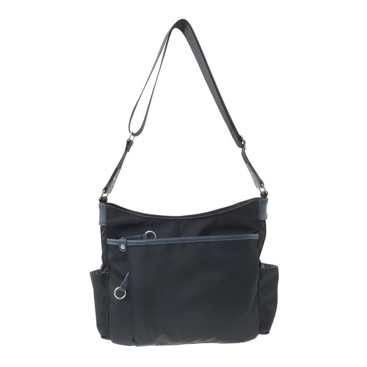 [撥水/軽量]アクセントレザーショルダーバッグ | MK MICHEL KLEIN BAG | 詳細画像16 