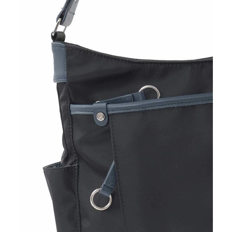 [撥水/軽量]アクセントレザーショルダーバッグ | MK MICHEL KLEIN BAG | 詳細画像17 