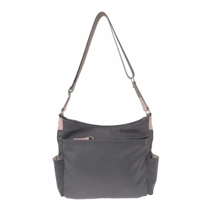 [撥水/軽量]アクセントレザーショルダーバッグ | MK MICHEL KLEIN BAG | 詳細画像4 