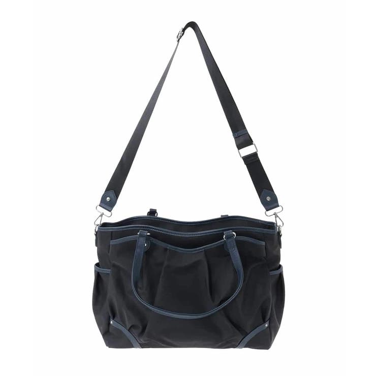 [2WAY/撥水/A4収納可]レザージョイントタックデザイントートバッグ | MK MICHEL KLEIN BAG | 詳細画像6 