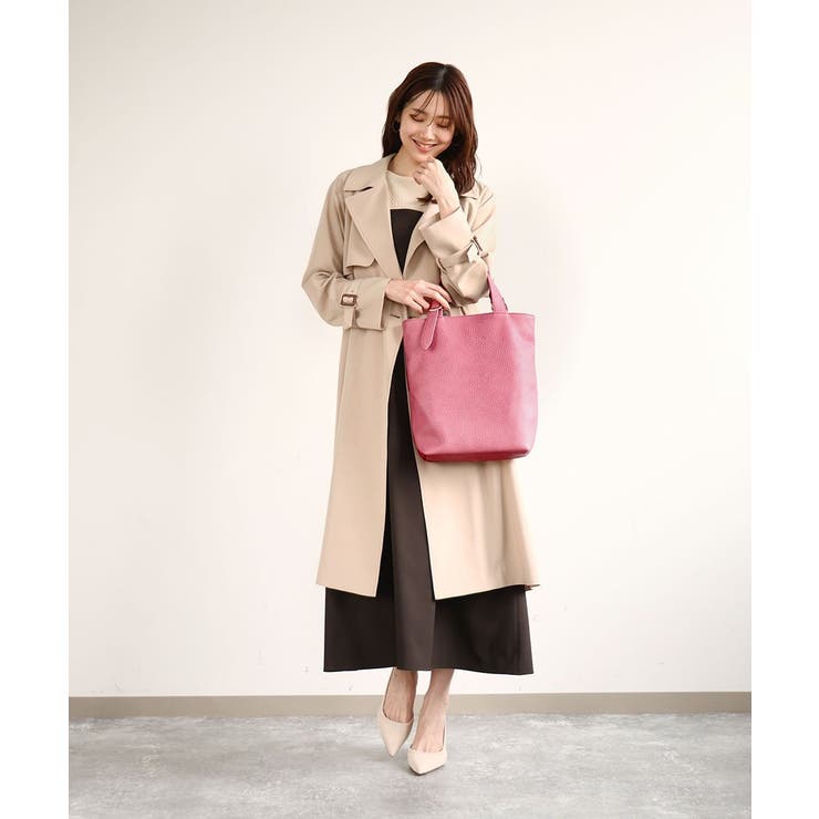[2WAY]合成皮革バケットトートバッグ | MK MICHEL KLEIN BAG | 詳細画像21 